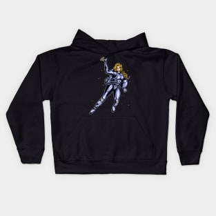 Illustration Vector Graphic Woman Astronaut Kids Hoodie